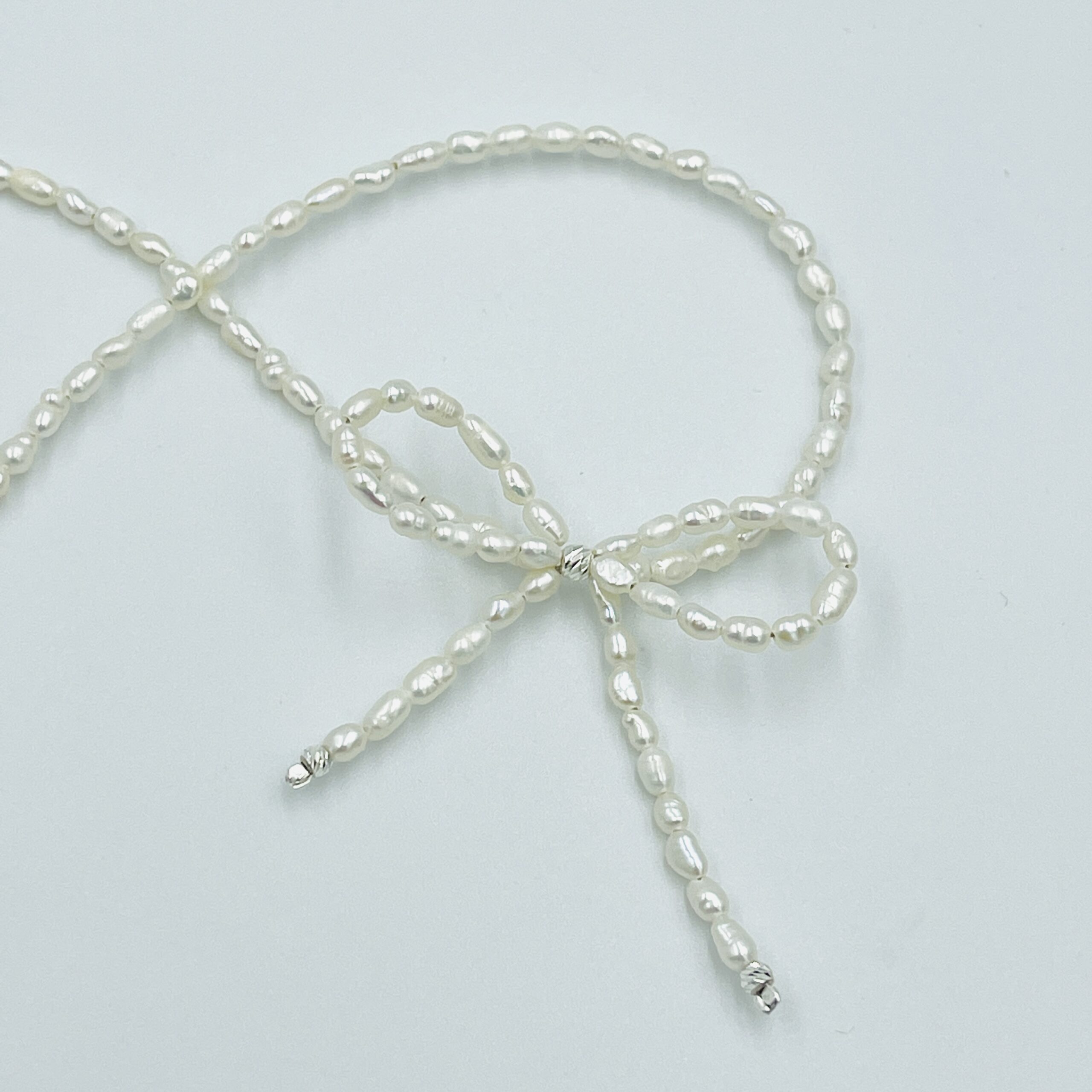 Colier Pearl Bow - imagine 4