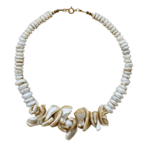 Colier perle scoici statement