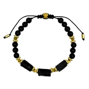 bratara ajustabila turmalina neagra onix hematit osiris