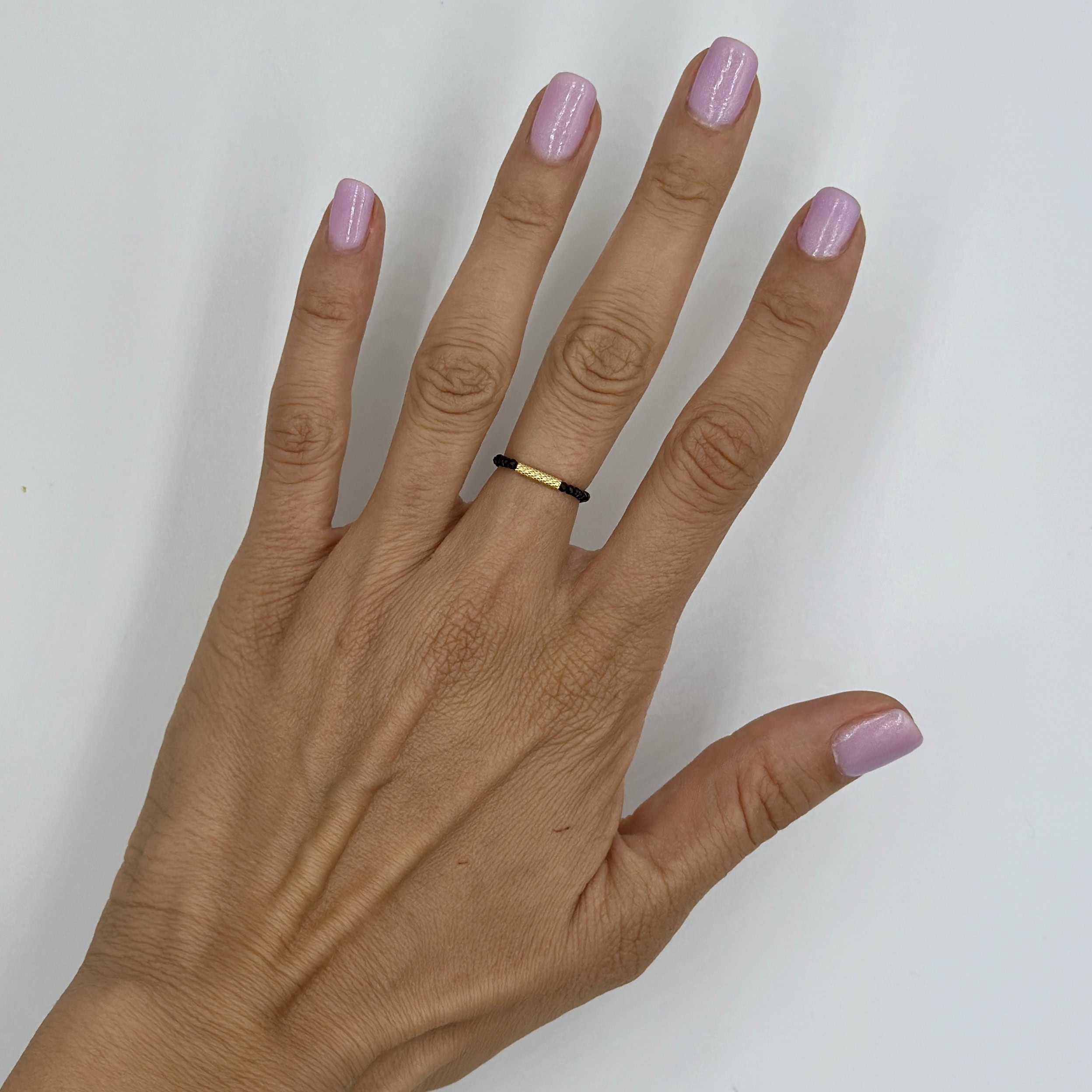 Inel cu spinel negru si argint Anubis3