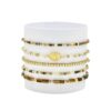 Set bratari pietre semipretioase jasp bumble bee cuart cu rutil auriu ochi de tigru hematit